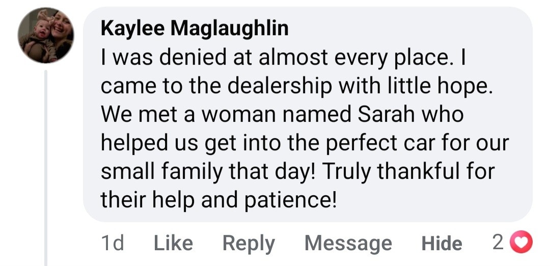 Kaylee's Customer Testimonial